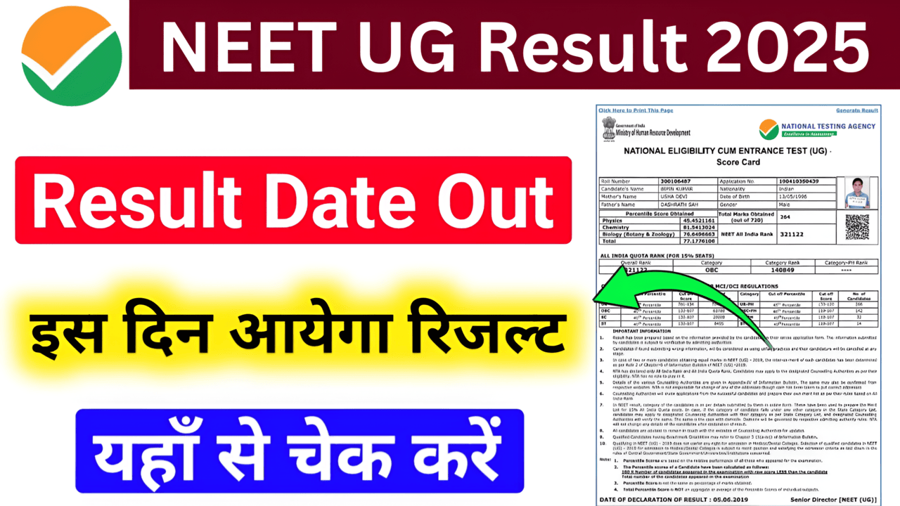 NEET UG Result 2025