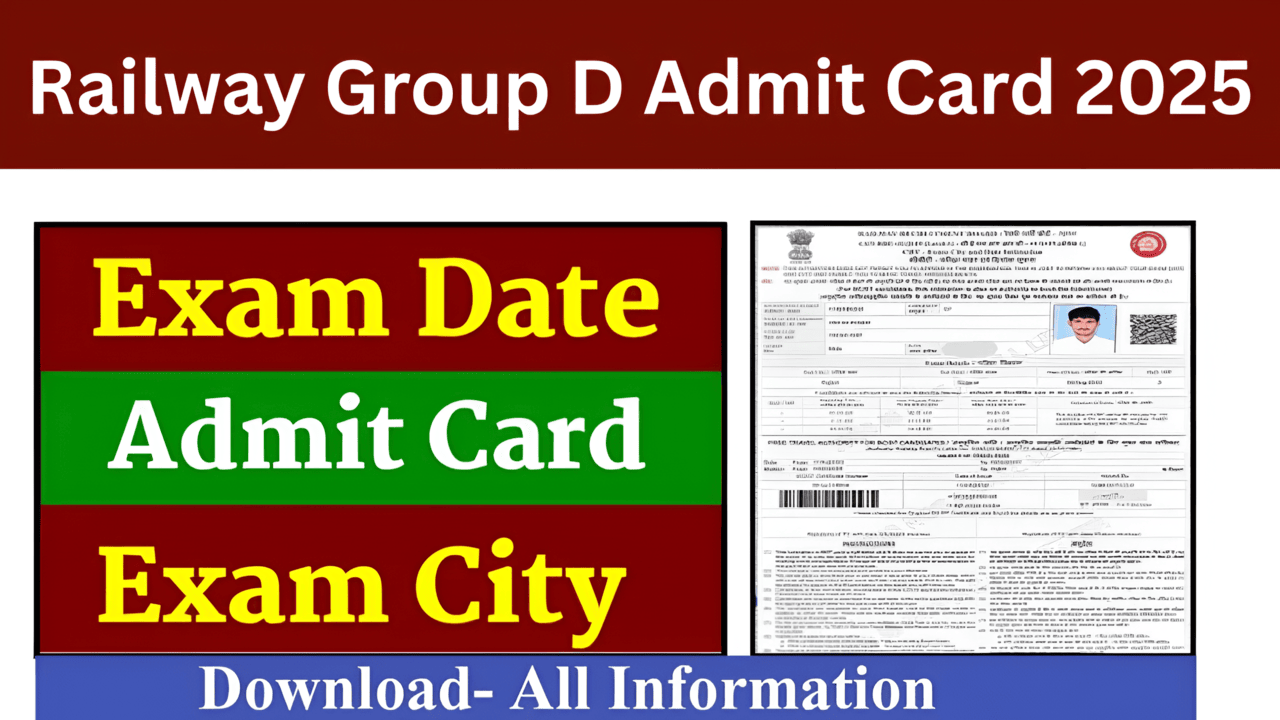Railway Group D Admit Card 2025