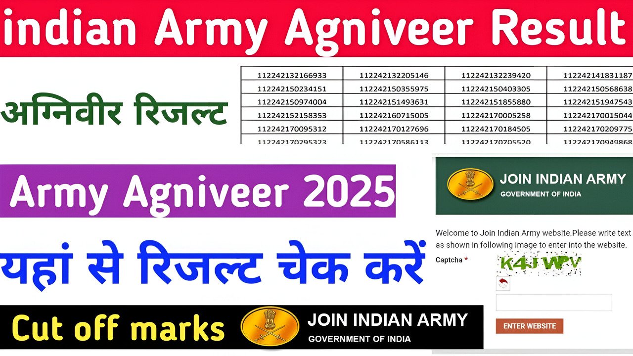 Agniveer Result 2025: आर्मी अग्निवीर रिजल्ट बहुत जल्द होगा जारी, यहां देखें लेटेस्ट अपडेट और Direct Link से परिणाम